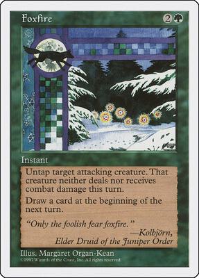 Foxfire card from Fifth Edition