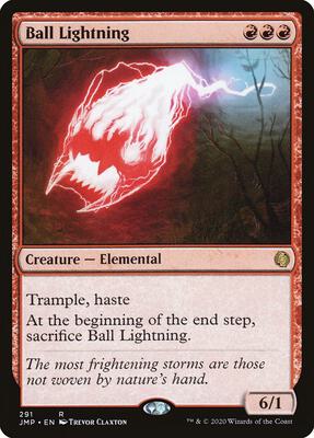 Ball Lightning card from Jumpstart