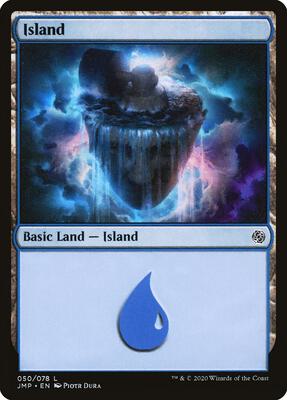Island (050) card from Jumpstart