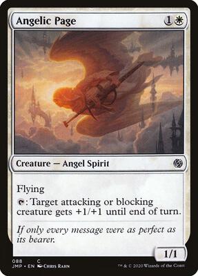 Angelic Page card from Jumpstart
