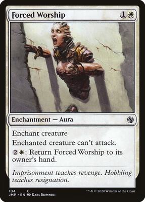 Forced Worship card from Jumpstart