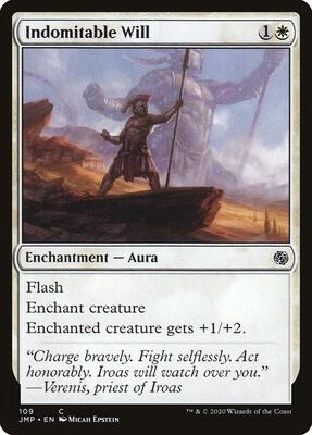 Indomitable Will card from Jumpstart
