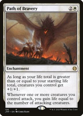 Path of Bravery card from Jumpstart