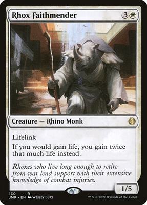 Rhox Faithmender card from Jumpstart