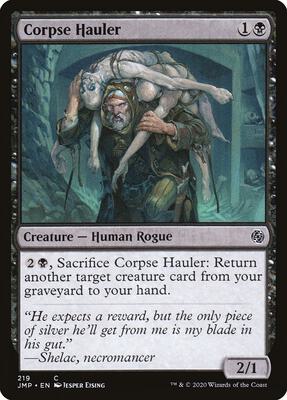 Corpse Hauler card from Jumpstart