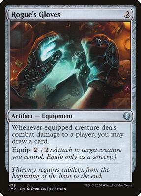Rogue's Gloves card from Jumpstart