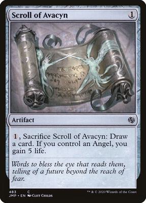 Scroll of Avacyn card from Jumpstart