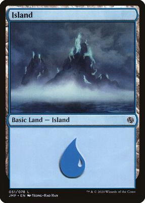 Island (051) card from Jumpstart