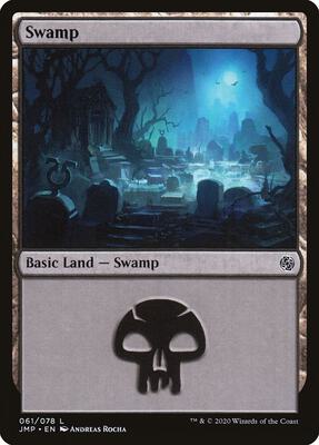 Swamp (061) card from Jumpstart