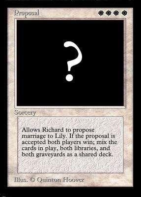 Proposal card from Special Occasion