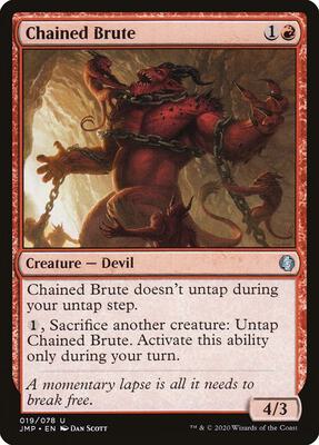 Chained Brute card from Jumpstart