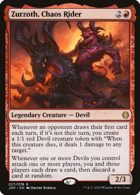 Zurzoth, Chaos Rider card from Jumpstart