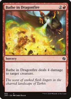 Bathe in Dragonfire card from Jumpstart