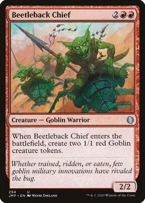 Beetleback Chief card from Jumpstart