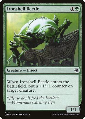 Ironshell Beetle card from Jumpstart
