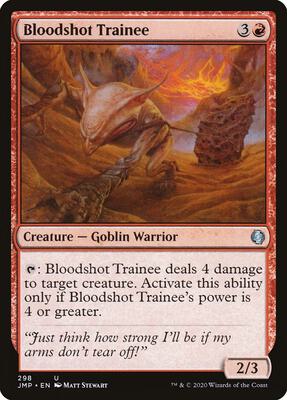 Bloodshot Trainee card from Jumpstart