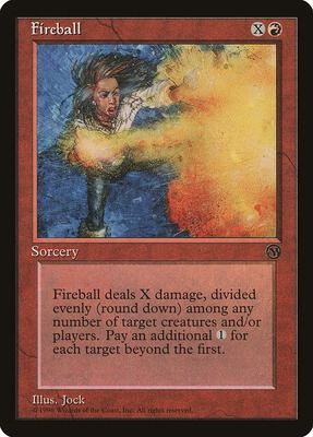 Fireball card from Arena Promos
