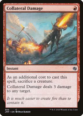 Collateral Damage card from Jumpstart