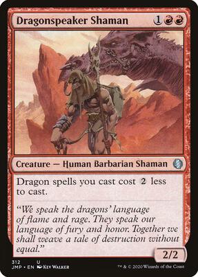 Dragonspeaker Shaman card from Jumpstart
