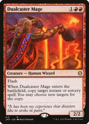 Dualcaster Mage card from Jumpstart