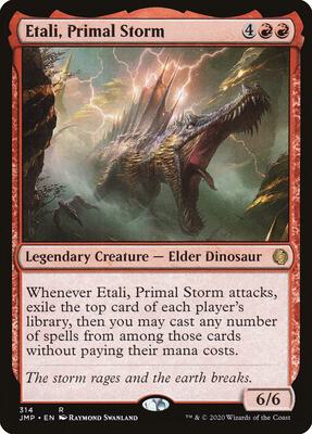 Etali, Primal Storm card from Jumpstart