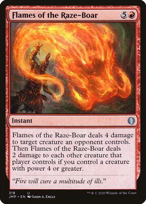 Flames of the Raze-Boar card from Jumpstart