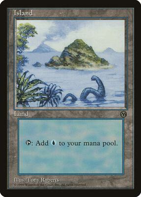 Island (1996) card from Arena Promos
