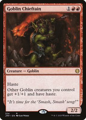 Goblin Chieftain card from Jumpstart