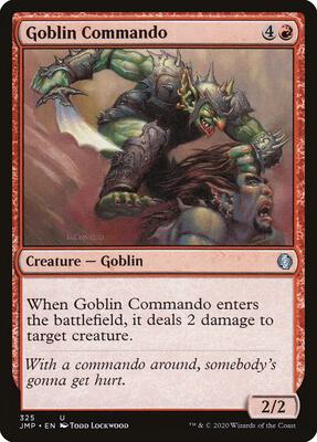 Goblin Commando card from Jumpstart