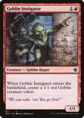 Goblin Instigator card from Jumpstart