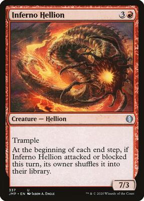 Inferno Hellion card from Jumpstart