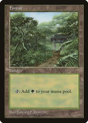 Forest - Clear Pack (Beard, Jr.) card from APAC Lands