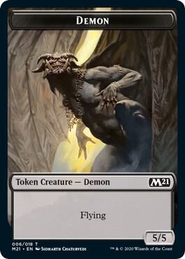Demon Token card from Core Set 2021