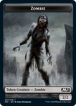 Zombie Token card from Core Set 2021