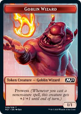 Goblin Wizard Token card from Core Set 2021