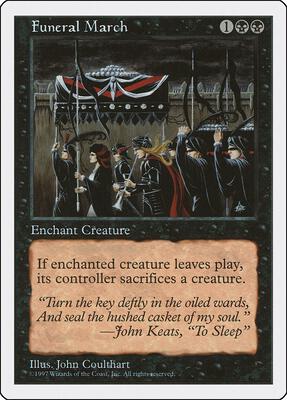 Funeral March card from Fifth Edition