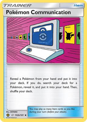 Pokemon Communication - 152b/181 card from Alternate Art Promos