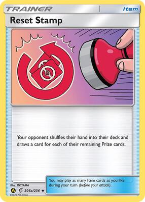 Reset Stamp - 206a/236 card from Alternate Art Promos