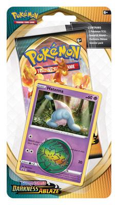 Darkness Ablaze Single Pack Blister [Hatenna] card from SWSH03: Darkness Ablaze