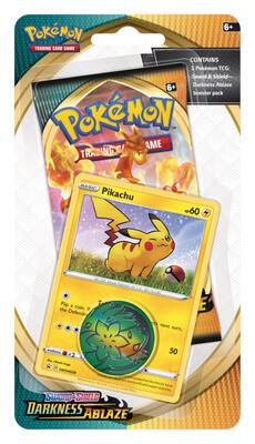 Darkness Ablaze Single Pack Blister [Pikachu] card from SWSH03: Darkness Ablaze