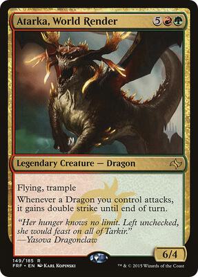 Atarka, World Render card from Promo Pack: Core Set 2021