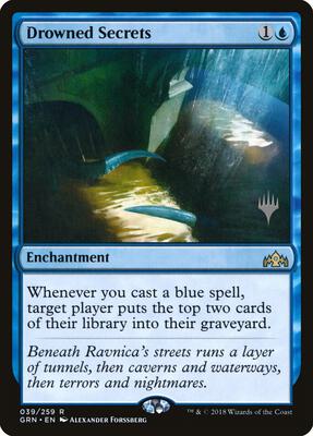 Drowned Secrets card from Promo Pack: Core Set 2021