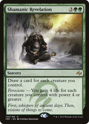 Shamanic Revelation card from Promo Pack: Core Set 2021