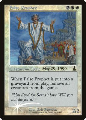 False Prophet card from Prerelease Cards