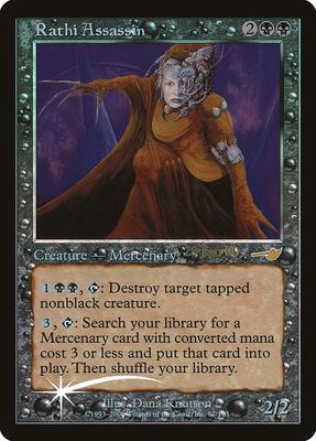Rathi Assassin card from Prerelease Cards