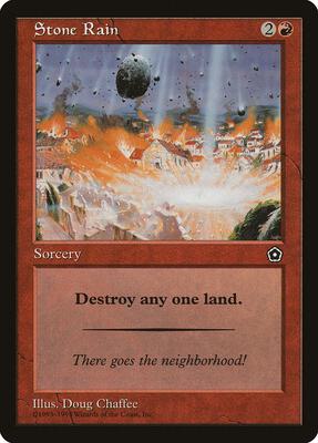 Stone Rain card from Portal Second Age