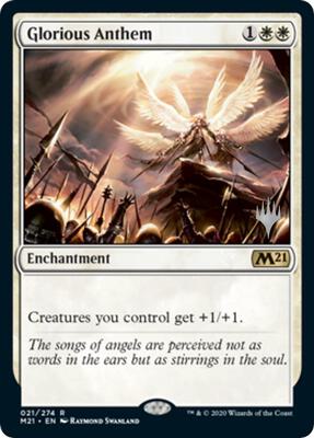 Glorious Anthem card from Promo Pack: Core Set 2021