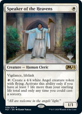 Speaker of the Heavens card from Promo Pack: Core Set 2021