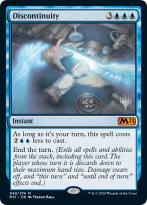 Discontinuity card from Promo Pack: Core Set 2021