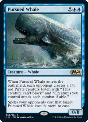 Pursued Whale card from Promo Pack: Core Set 2021